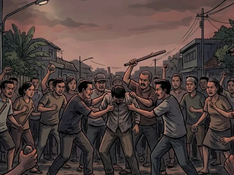 Viral Tangis Anak Korban Amuk Massa, Bagaimana Islam Memandang Main Hakim Sendiri?