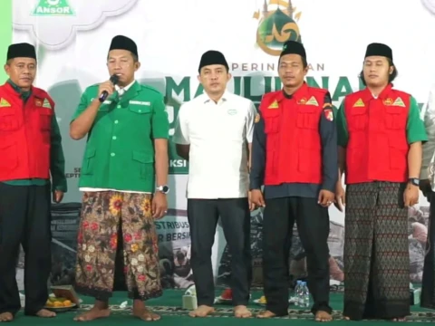 GP Ansor Lepas Satgas Aksi Kemanusiaan Nasional 2026 pada Peringatan Maulid Nabi