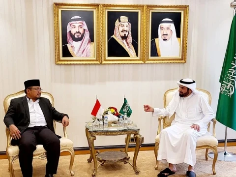 Menag Bahas Kesiapan Penyelenggaraan Haji bersama Menteri Saudi