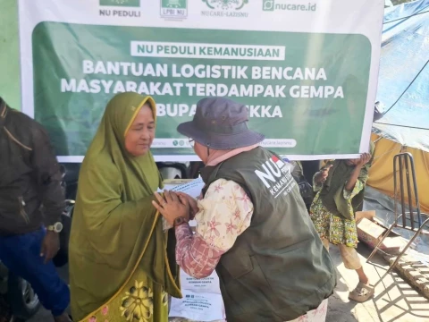NU Peduli Salurkan Logistik untuk Pengungsi Gempa NTT di 7 Kabupaten