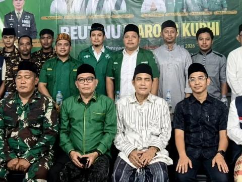 Beut NU Warong Kupi Edisi HUT Ke-81 Kemerdekaan, PCNU Aceh Barat Bahas Penguatan Nasionalisme