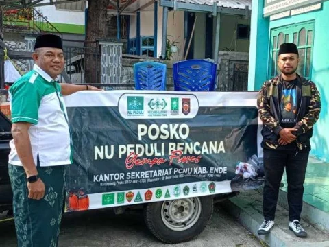 Di Tengah Muktamar Ke-35, Tim NU Peduli Pastikan Bantuan Gempa NTT Tetap Berjalan