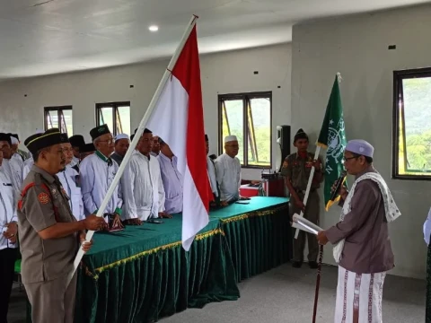 Lantik Pengurus 10 MWCNU, Ketua NU HST:  Hidup Bukan Sekadar Gagasan