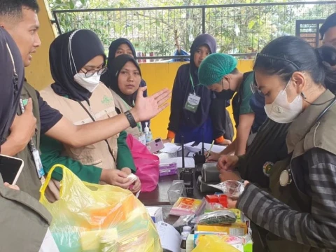 NU Peduli Berikan Tips Jaga Kesehatan di Pengungsian Gempa Cianjur