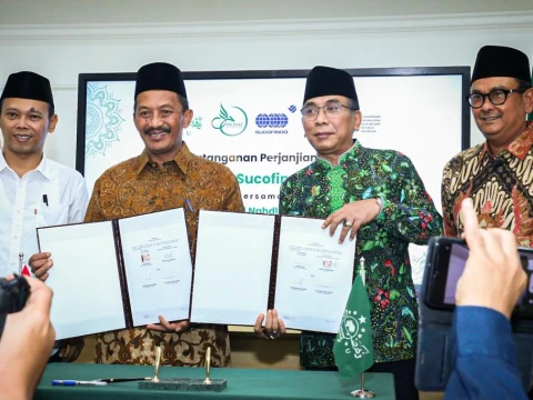 Badan Halal NU dan PT Sucofindo Kerja Sama Bangun Pusat Sertifikasi Halal