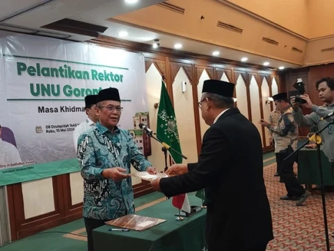 PBNU Resmi Lantik Prof Lahaji sebagai Rektor UNU Gorontalo