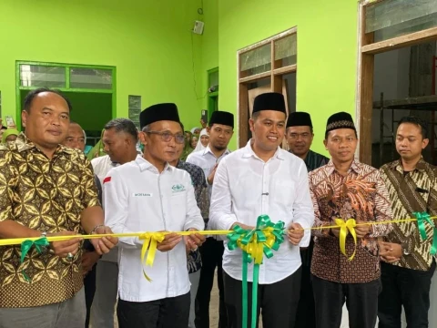 NU Care-LaZISNU Resmikan Pembangunan TK Al-Hikmah dan TPQ Al-Hikmah di Kota Blitar