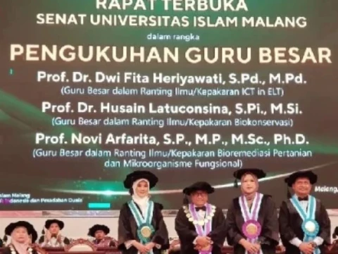 3 Guru Besar Baru Dikukuhkan Unisma