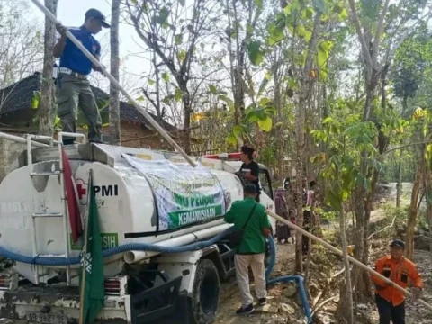 Ansor–Banser Bantul Salurkan 272 Ribu Liter Air Bersih hingga Gunungkidul