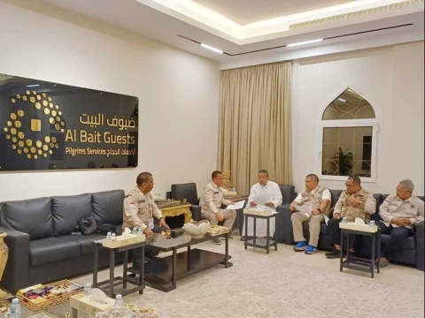 Temui Syarikah, Itjen Kemenhaj Pastikan Komitmen Pelayanan terhadap Jamaah Haji