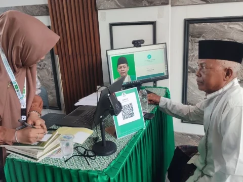 Rabu Siang, Muktamirin Mulai Berdatangan ke Tower 6 MTsN 3 Jombang untuk Registrasi Penginapan