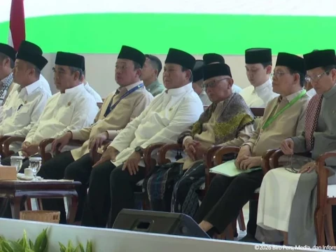 Prabowo Hadiri Pengukuhan MUI, Muammar ZA Bacakan Ayat tentang Kerusakan Alam