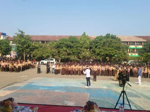 1.500 Pramuka Santri Ikuti Kemah Pandu Ma’arif NU di Purwakarta
