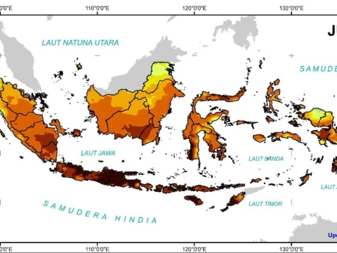 Prediksi Cuaca 3-9 Juli 2026:Kemarau Berlanjut, Hujan Masih Mengiringi Sebagian Wilayah Indonesia