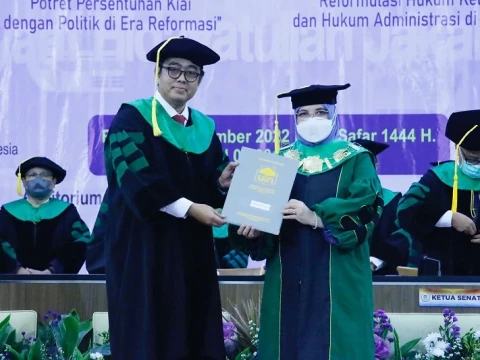 Ahmad Tholabi, Pengurus LTN PBNU, Dikukuhkan sebagai Guru Besar Syariah UIN Jakarta