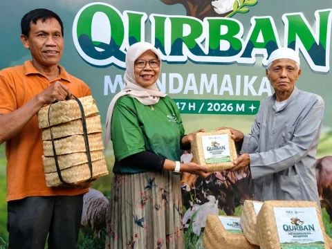Penyaluran Daging Kurban NU Care-LAZISNU Jangkau Daerah Bencana, Pelosok Negeri, hingga Palestina