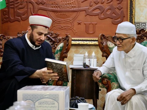 Kunjungi Rais 'Aam PBNU, Ulama Suriah Harap Muncul Penahkik Kitab Andal dari Indonesia