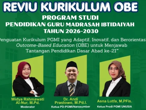 PGMI Unusia Gelar FGD II Reviu Kurikulum Berbasis OBE, Perkuat Kompetensi Lulusan Abad 21