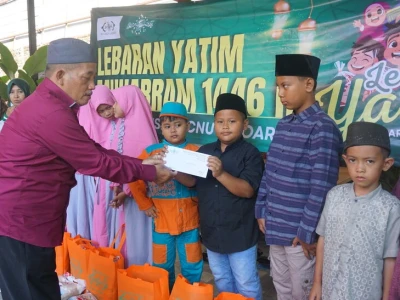 LAZISNU Sidoarjo Bekerja Sama dengan Kemenag Gelar Lebaran Yatim