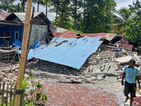 Gempa M6,7 Sulawesi Tengah: 3 Jiwa Meninggal Dunia dan 6.412 Orang Terdampak