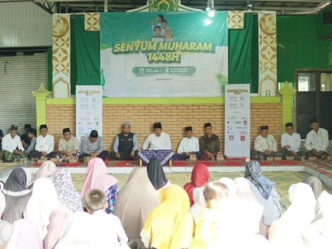 Senyum Muharam 1448 H: 100 Anak Yatim di Bantul Terima Santunan LAZISNU DIY