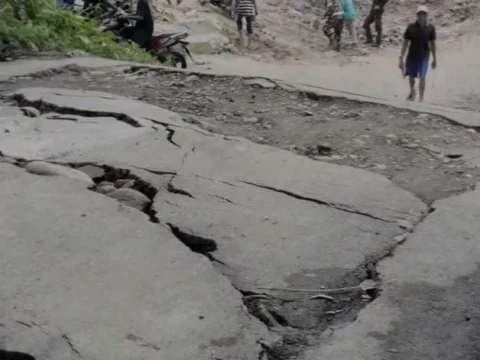 Jelang Ramadhan, NU Peduli Dirikan Fasilitas Darurat bagi Korban Tanah Bergerak di Tegal