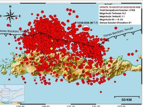 BMKG Catat 2.768 Gempa Susulan hingga Rabu Pagi, Warga Membutuhkan Trauma Healing