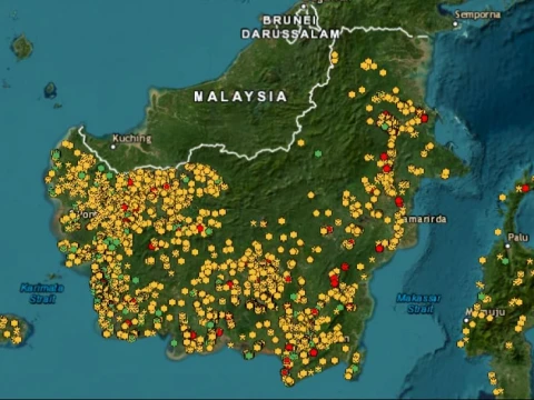 1.842 Titik Panas Terpantau di Kalimantan, Ancaman Karhutla Belum Reda