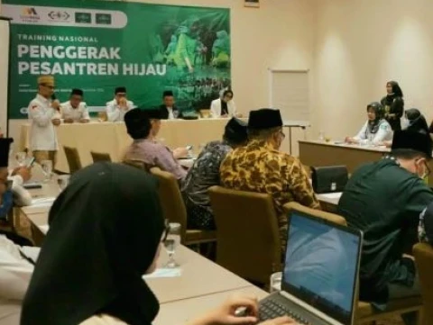 LAZISNU PBNU Gelar Pelatihan Nasional Penggerak Pesantren Hijau