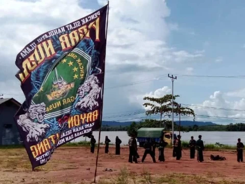 Pagar Nusa Adakan UKT di Pesantren Asuhan Santri KH As'ad Syamsul Arifin di Sekadau Kalbar