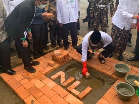 Peletakan Batu Pertama UNU Sumsel Tandai Harlah Ke-99 NU Wilayah Barat