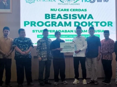Hasil Penghimpunan NU Online Super App, LAZISNU Salurkan Beasiswa Doktor untuk Mahasiswa Unusia