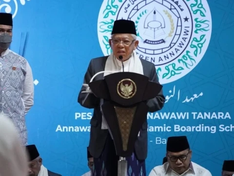 Wapres KH Ma'ruf Amin Jelaskan Keluasan Pikir Syekh Nawawi Al-Bantani 