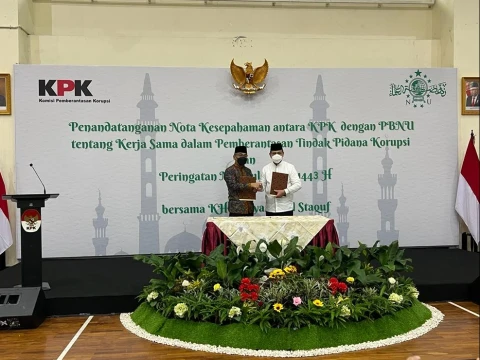 PBNU dan KPK Teken Kerja Sama Berantas Korupsi 