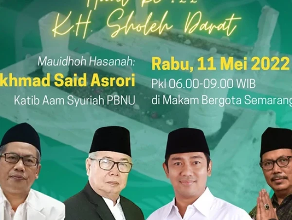 Gelar Haul Ke-122 Kiai Sholeh Darat, Ini Agendanya  