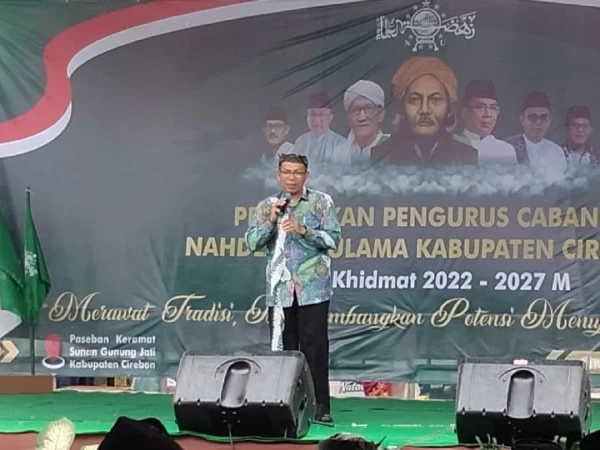 Kiai Juhadi Muhammad Ajak Warga NU Kabupaten Cirebon Terapkan Profesionalisme