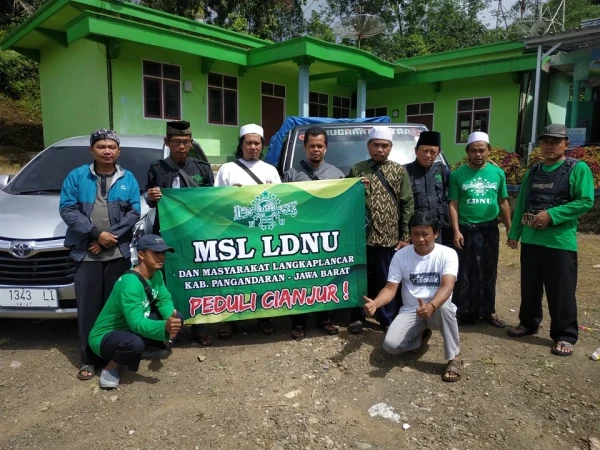 LDNU Langkaplancar Kabupaten Pangandaran Salurkan Bantuan Kemanusiaan kepada Korban Gempa Cianjur