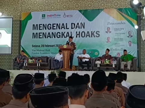 Kenali dan Tangkal Hoaks, LTN PBNU Gelar Seminar di Pesantren Madinatunnajah Ciputat