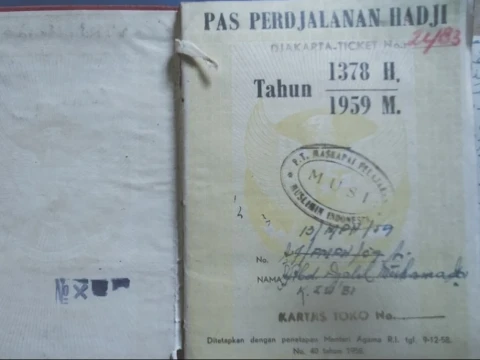Menilik Paspor Perjalanan Haji di Tahun 1959