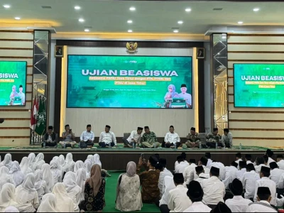 Ratusan Siswa Ikuti Seleksi Beasiswa PWNU Jatim