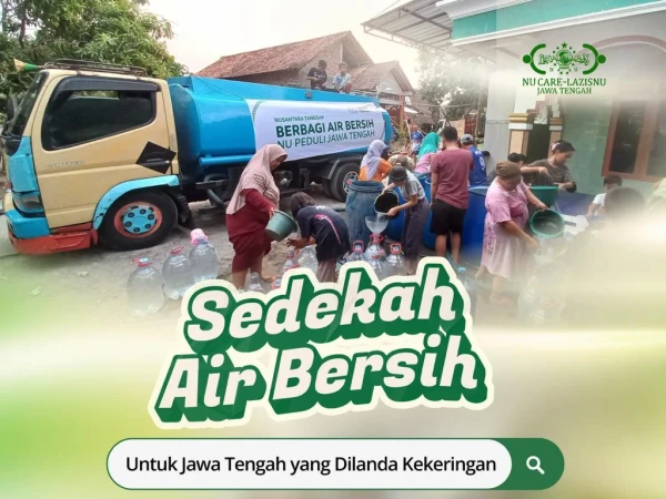 LAZISNU Jateng Galang Bantuan 'Sedekah Air Bersih' untuk Warga Terdampak Kekeringan