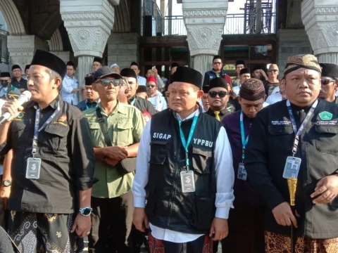Jelang Penghitungan Tabulasi AHWA: Banser, Pagar Nusa, dan SIGAP Siaga di GSG