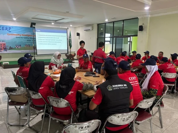 NU Peduli Jateng Perkuat Keterampilan Relawan Bencana