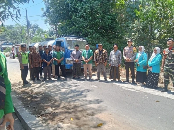 Ansor Salurkan 280 Ribu Liter Air Bersih ke Warga Lereng Merapi yang Terdampak Kekeringan