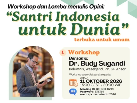 PCINU Jerman Gelar Workshop dan Lomba Menulis Opini Hari Santri 2026